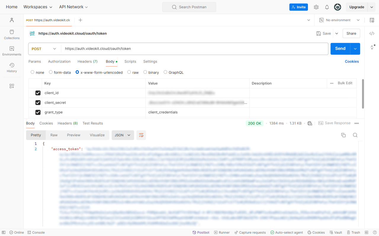 Access Token Postman